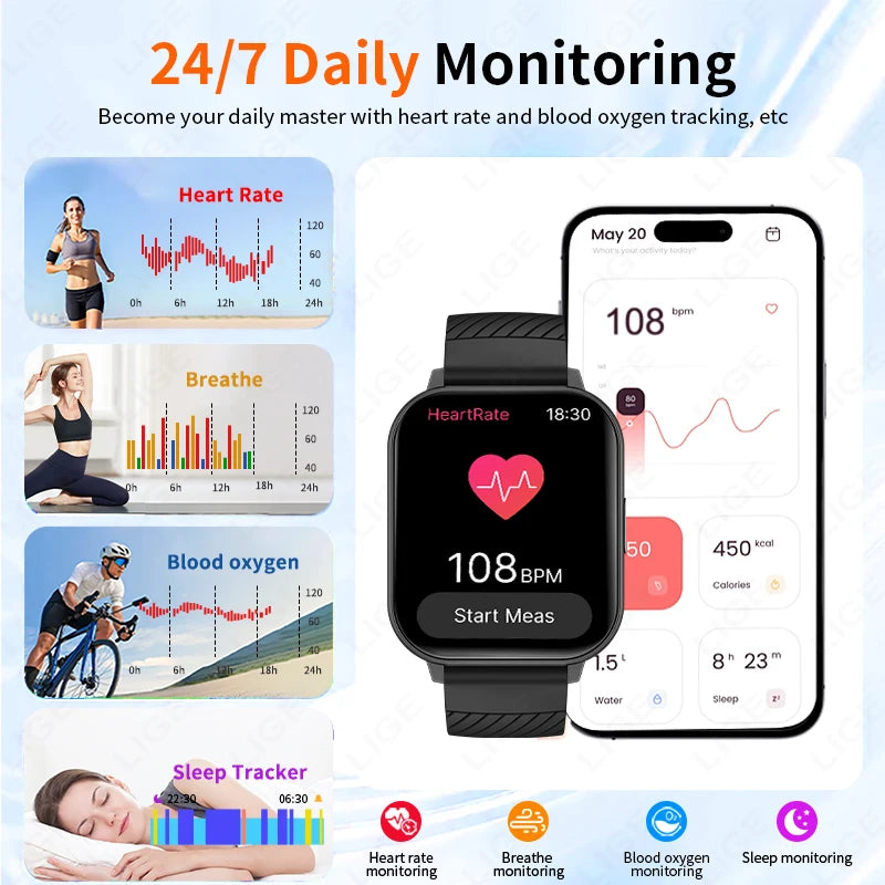 MIG & MIK STYLE™ Women's Luxe Bluetooth Smartwatch