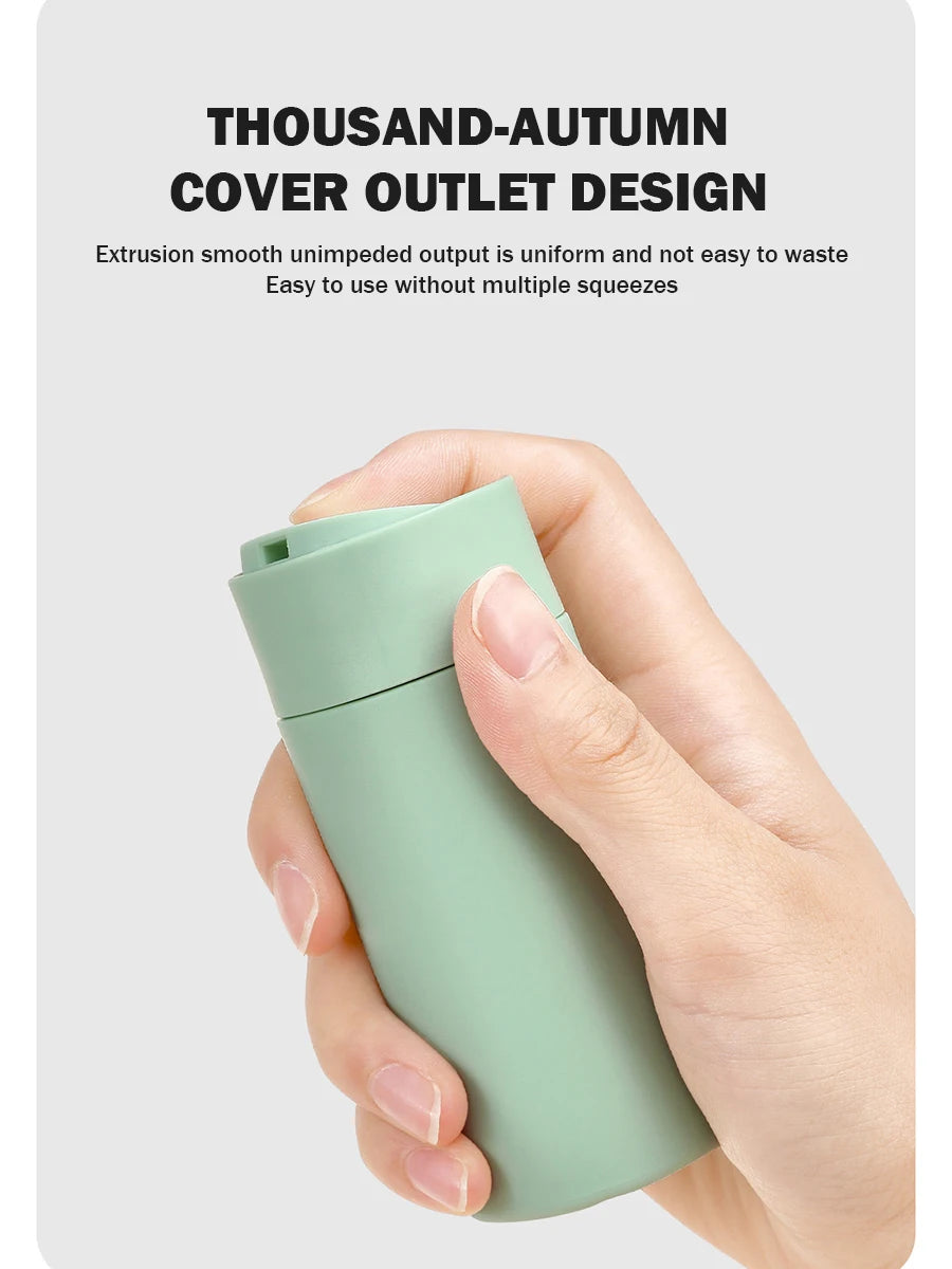 Travel Bottles Leak Proof 4 in 1 Containers for Toiletries Refillable Plastic Bottles with Lid Spray Lotion Shampoo