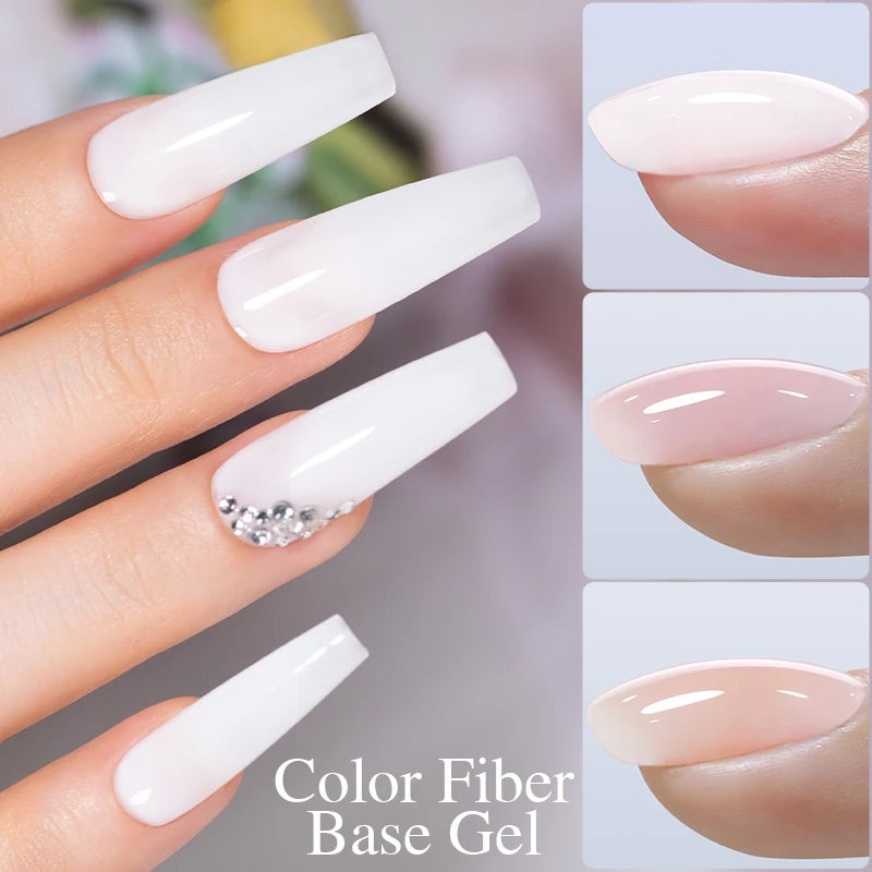 MIG & MIK STYLE™ Fiber Base Gel Nail Strengthener (15ml)