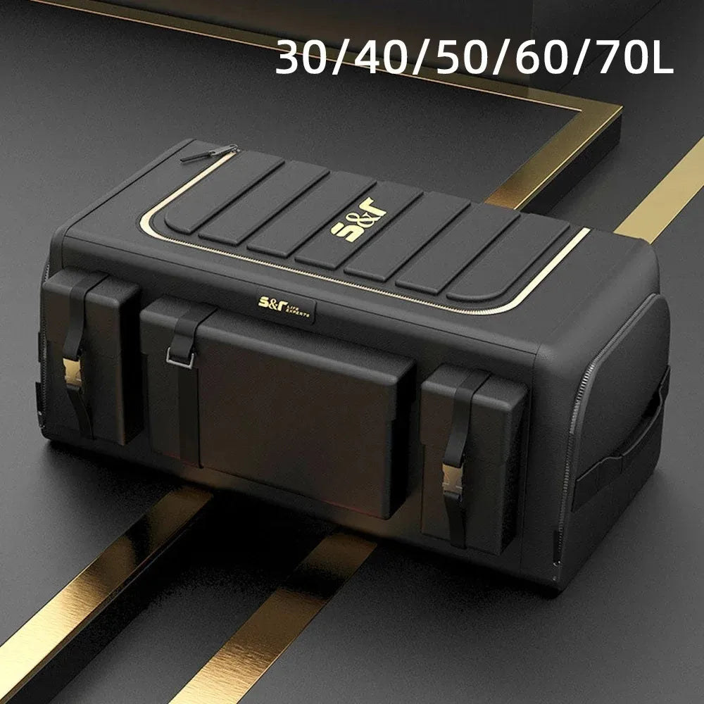 Car Trunk Organizer Box Large Capacity Auto Multiuse Tools Storage Bag Oxford Cloth Folding for Emergency Storage Box