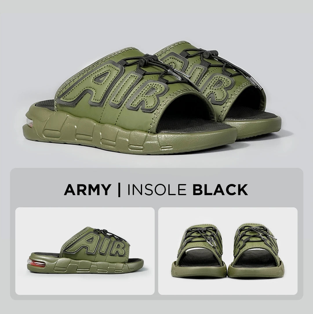 Slippers Men Air Cushion Design Slide Man Summer New PVC Soft Non-slip Men's Sports Slippers for Men Flip Flops Chanclas Hombre