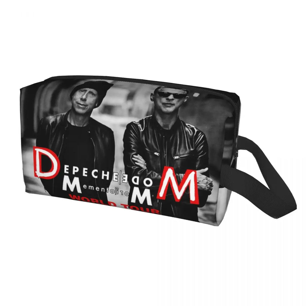 Travel Depeche Cool Mode Electronic Rock Toiletry Bag Cute Makeup Cosmetic Organizer Women Beauty Storage Dopp Kit Case