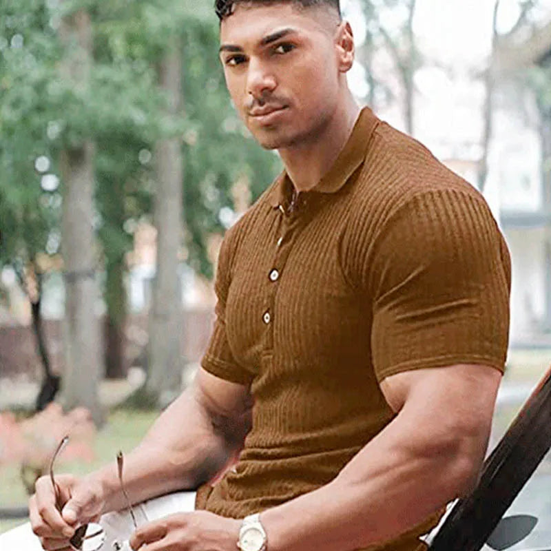 MIG & MIK STYLE™ Men's Premium Knit Polo Shirt