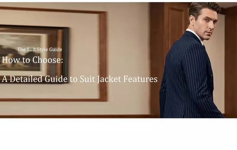 Men's Navy Blue Striped Double Breasted Blazer, Peaked Lapel Slim Fit Single Suit Jacket, Business Office Formal Wear