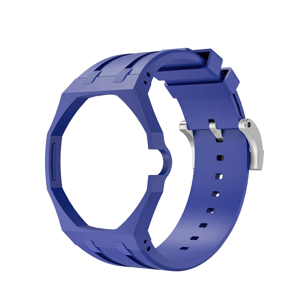 Ceramic Modification Kit For Swatch x AP Royal POP Biomaterials Watch Case Silicone Strap Pocket Changer To Wristwatch