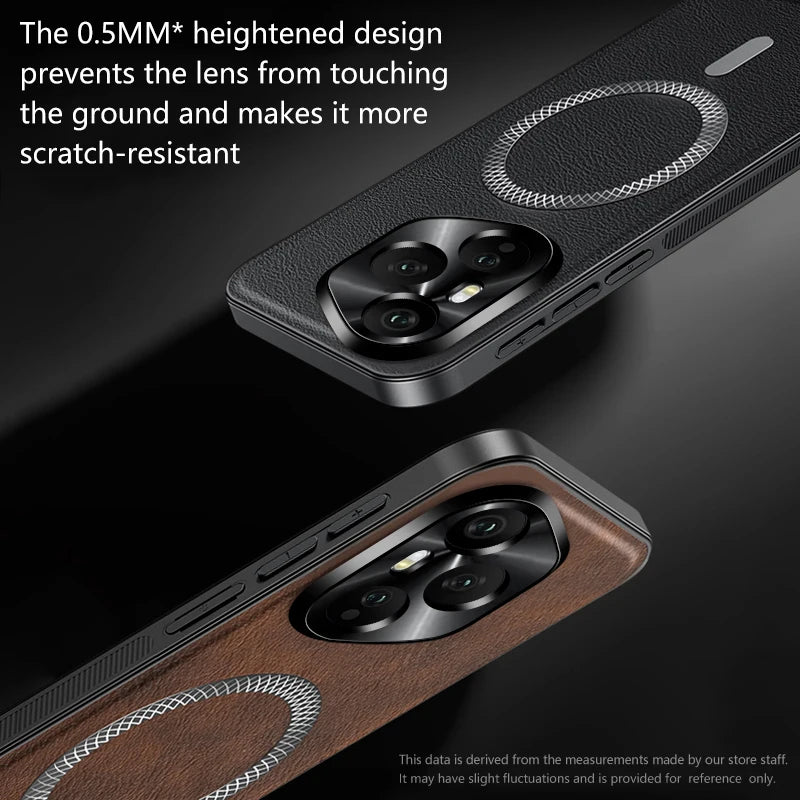 Magnetic Case for Honor 400 Pro 400 Global Version Cover Leather Soft Shockproof Mag-safe Metal Camera Protector Shell Fundas