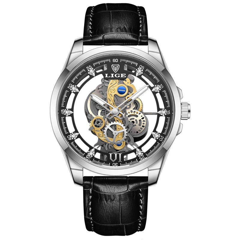 MIG & MIK STYLE™ Gold Skeleton Quartz Watch