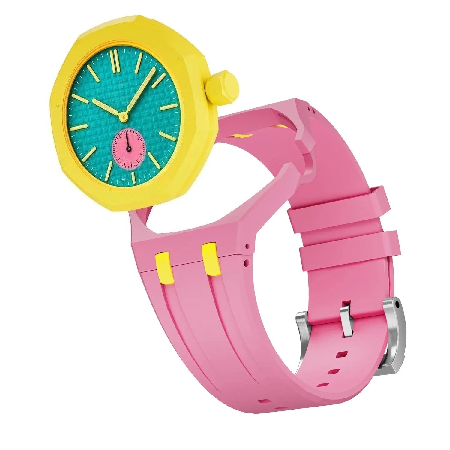Ceramic Modification Kit For Swatch x AP Royal POP Biomaterials Watch Case Silicone Strap Pocket Changer To Wristwatch