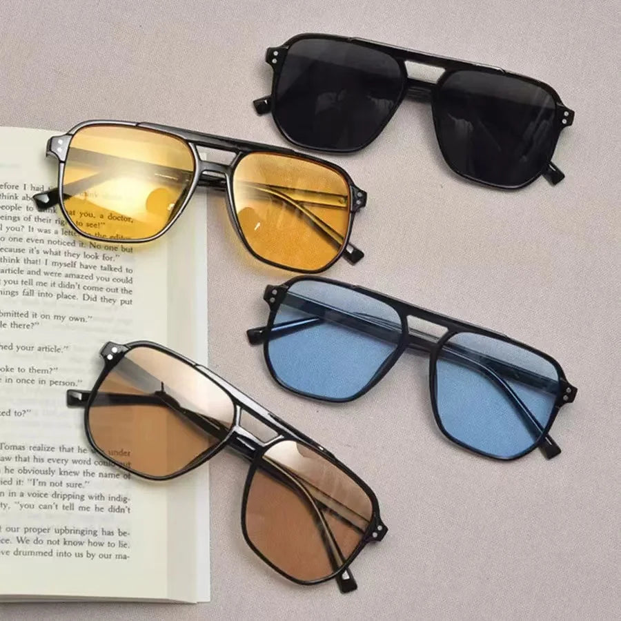 MIG & MIK STYLE™ Vintage Oversized Square Sunglasses