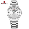 NAVIFORCE Original Design Fashion Men's Watches Stainless Steel Simple Calendar Male Waterproof Wristwatches Relogio Masculino