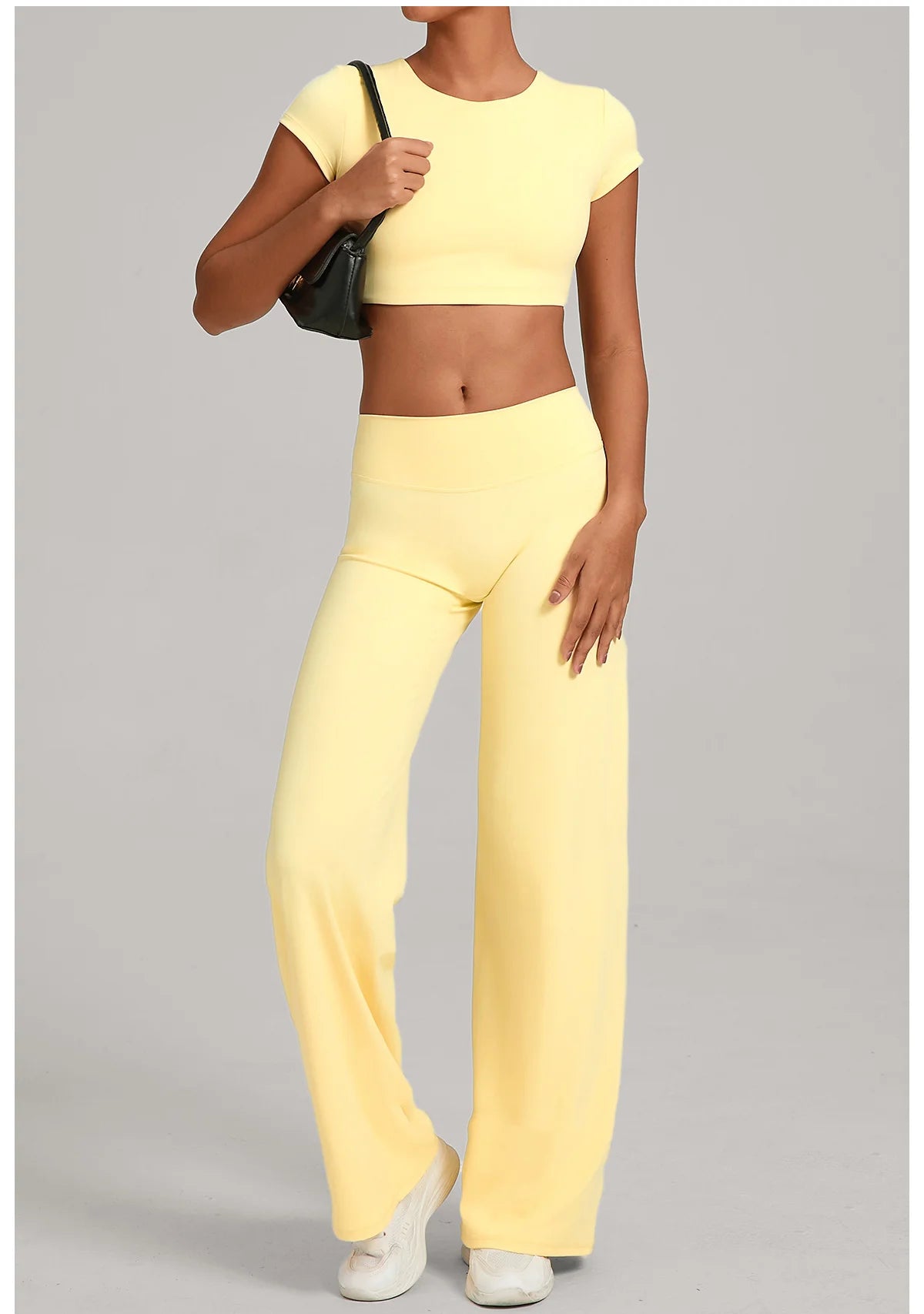 2PCS Yoga Set Women Tracksuit Workout Set Gym Clothes Push Up Fitness Short Sleeves Running Sportwear Sport Outfit Leggings Suit