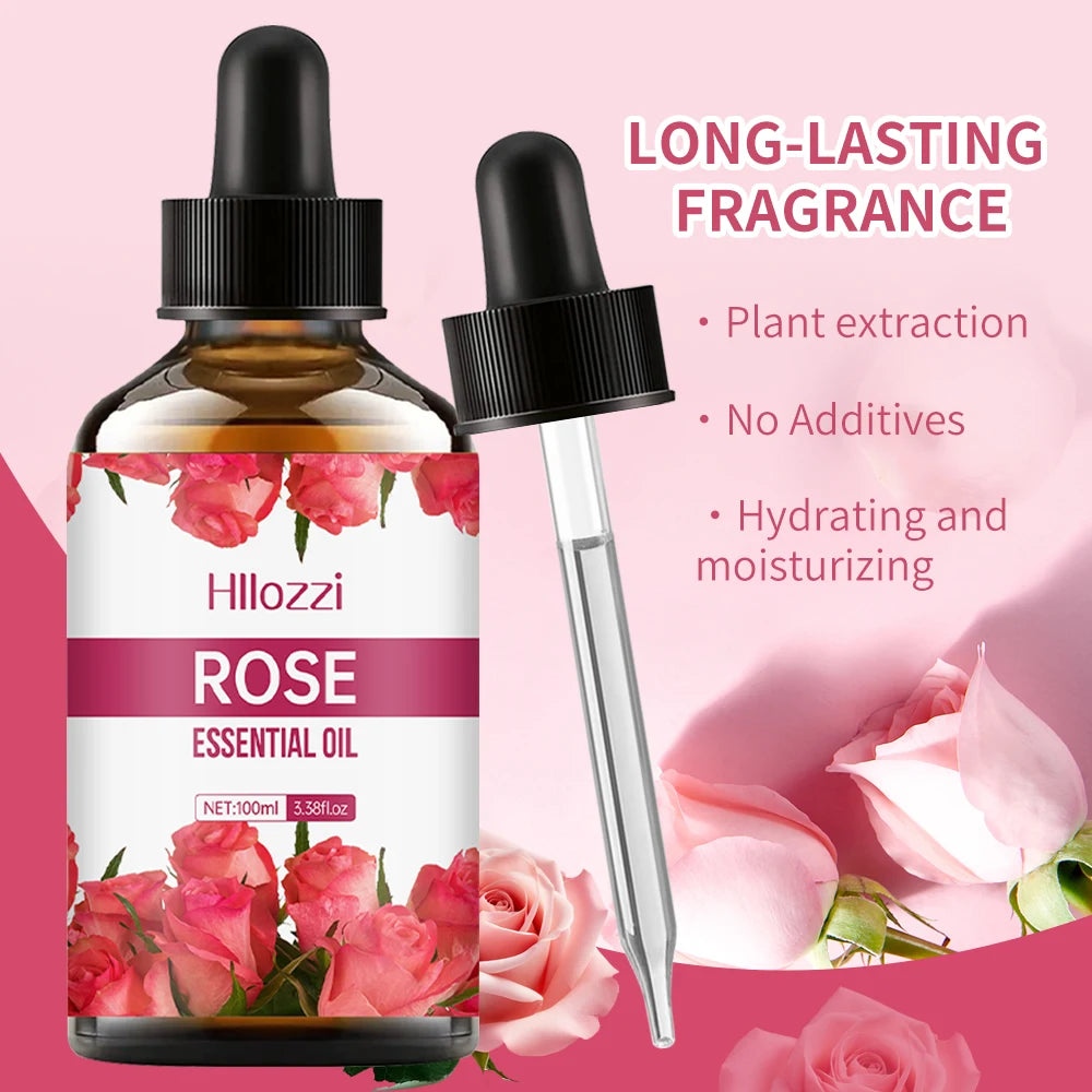 Rose essential oil is suitable for massage, shower, facial skin care and is easy to carry with you when traveling