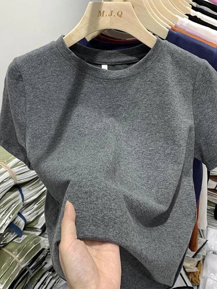 Essential Cotton Stretch Tee