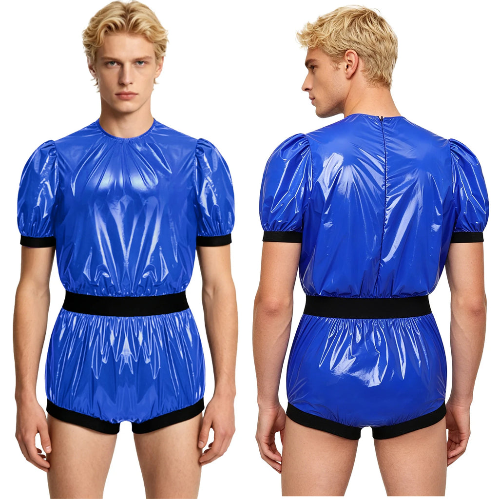 Women Men Waterproof Adaptive Bodysuit Elderly Bedridden Leak-proof Incontinence Diaper Cover Easy-to Wear Rompers Swimsuit
