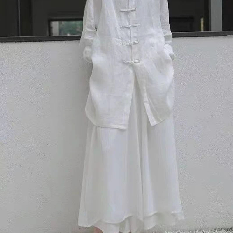 Jackets Women Solid Loose Outwear Creativity Chinese Style Temperament Personality Leisure Simple Ladies Sun-protective Retro
