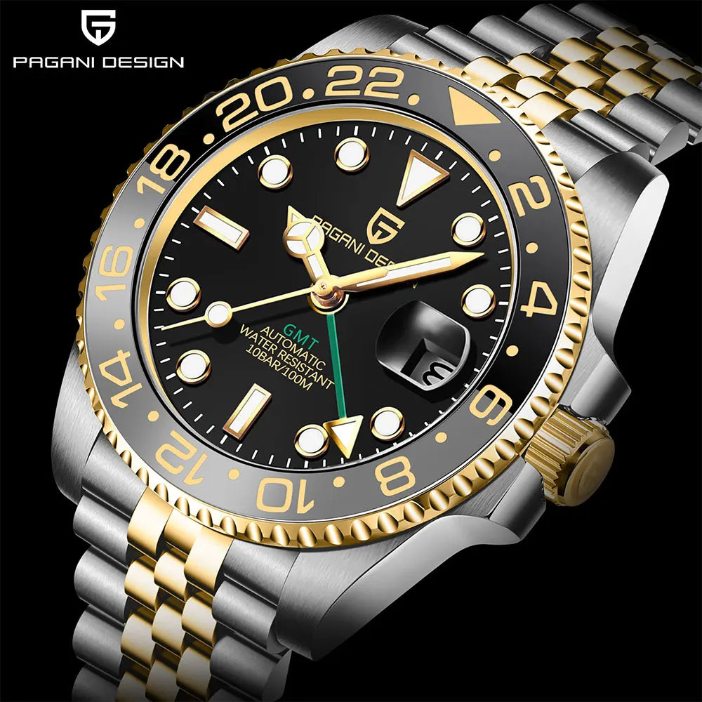 MIG & MIK STYLE™ GMT Automatic Luxury Watch