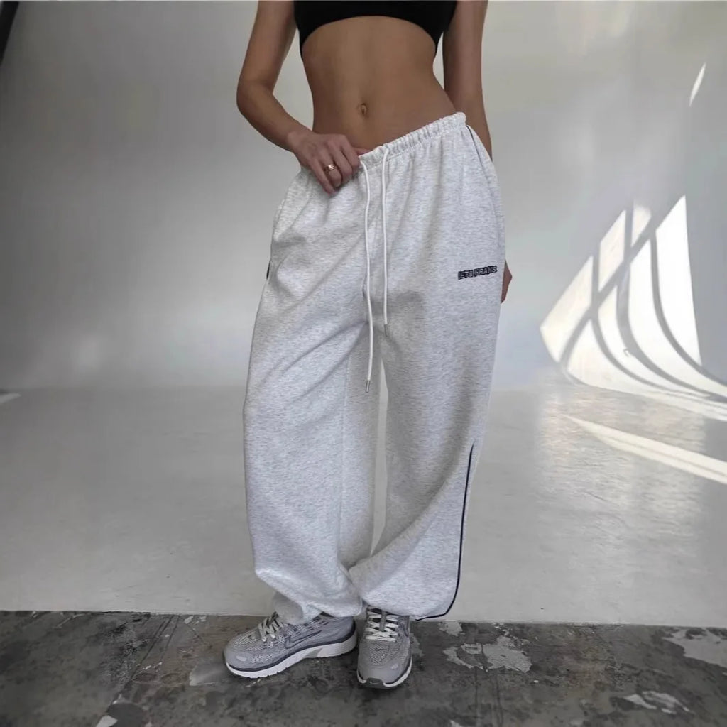 MIG & MIK STYLE™ Women's Retro Stripe Wide Leg Trousers