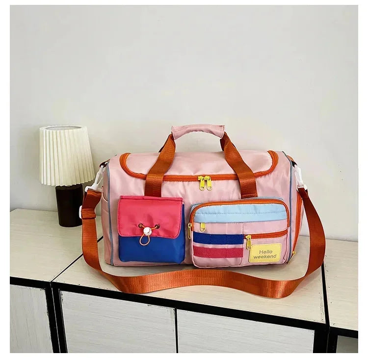 Travel Bag, Duffel Bag Cosmetics Bag, Professional Fitness Bag, Yoga Swimming Training Backpack, Satchel Shoulder Crossbody Tote