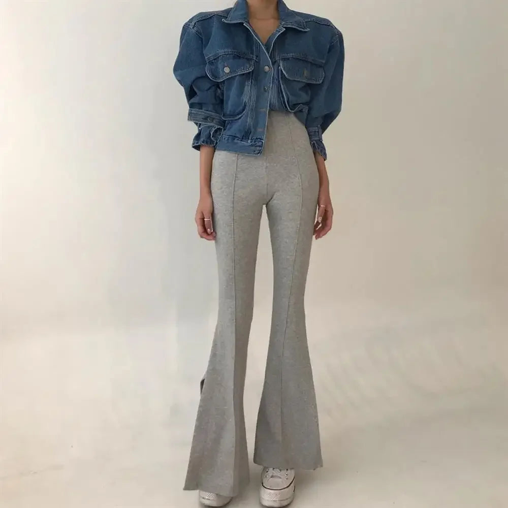 MIG & MIK STYLE™ Women's Cropped Streetwear Denim Jacket