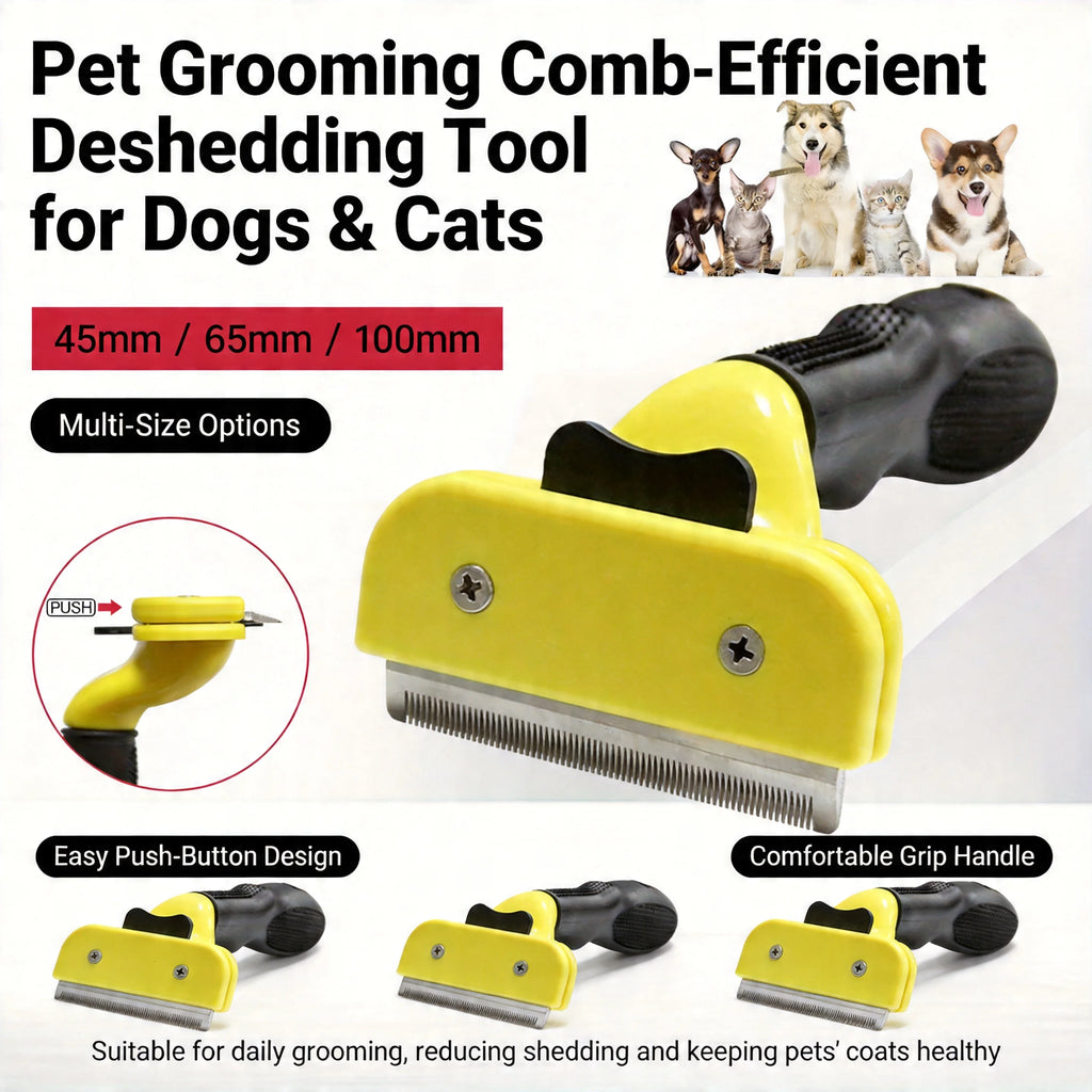 MIG & MIK STYLE™ Professional Pet Deshedding Grooming Brush