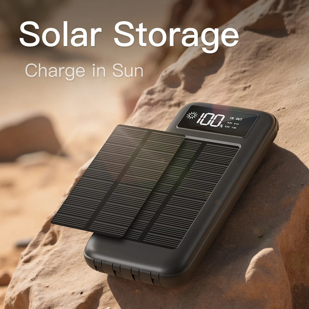 MIG & MIK STYLE™ High-Capacity Solar Power Bank (500,000mAh)