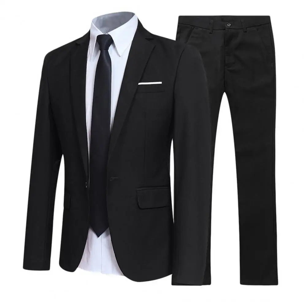 Modern Business Two-Piece Suit
