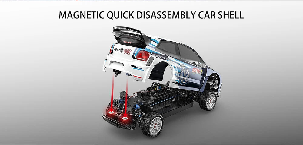 MJX Hyper Go 10303 10304 1:10 Scale Brushless RC Car 70KM/H High-Speed Off-road Racing Car 2.4G Remote Control Drifting Vehicle