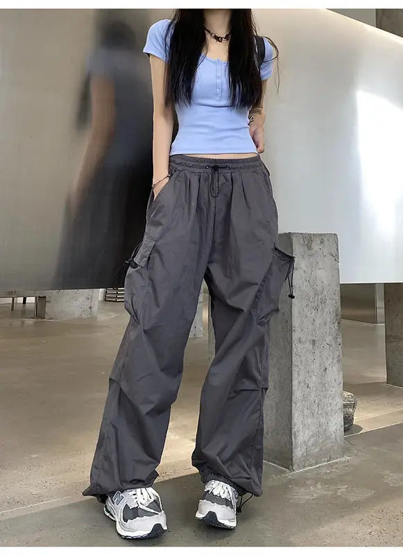 MIG & MIK STYLE™ Women's Tech Wide Leg Joggers