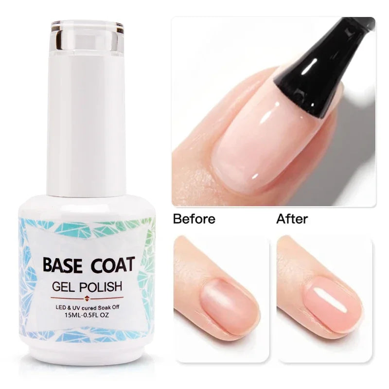 MIG & MIK STYLE™ Fiber Base Gel Nail Strengthener (15ml)