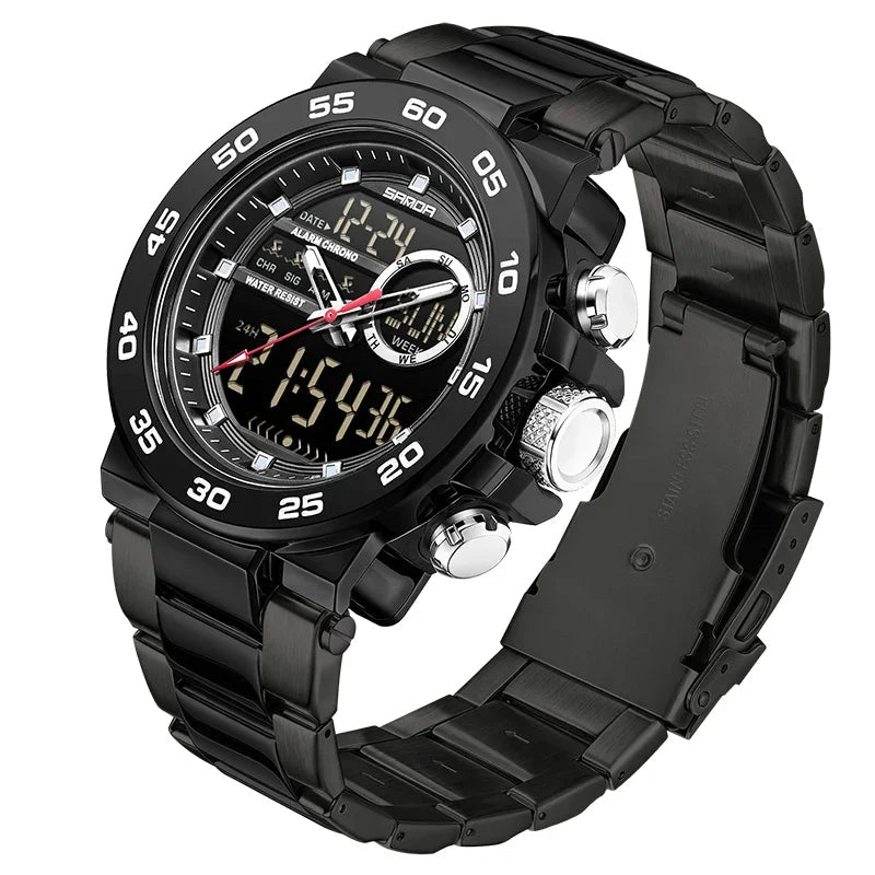 MIG & MIK STYLE™ Tactical Dual Display Sports Watch
