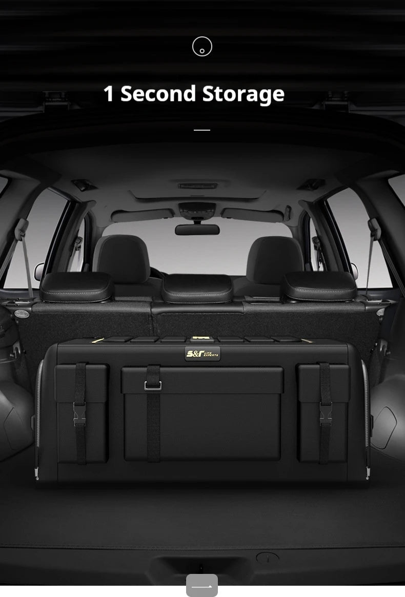Car Trunk Organizer Box Large Capacity Auto Multiuse Tools Storage Bag Oxford Cloth Folding for Emergency Storage Box