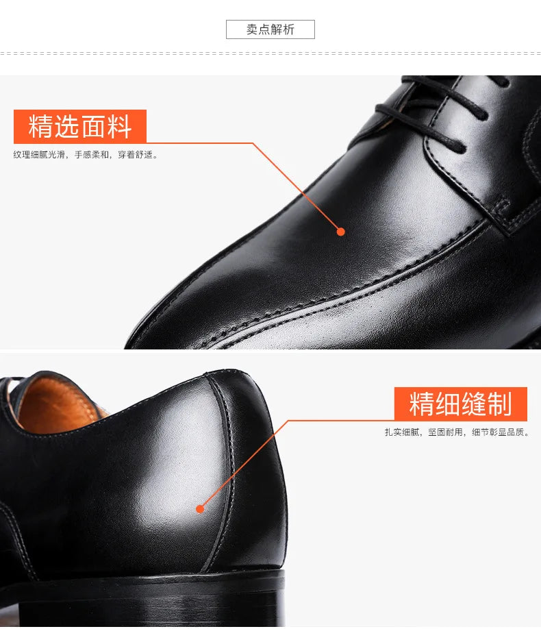 High Quality Handmade Oxford Dress Shoes Men PU Leather Suit Shoes Footwear Wedding Formal Italian Shoes Hot 2026 New