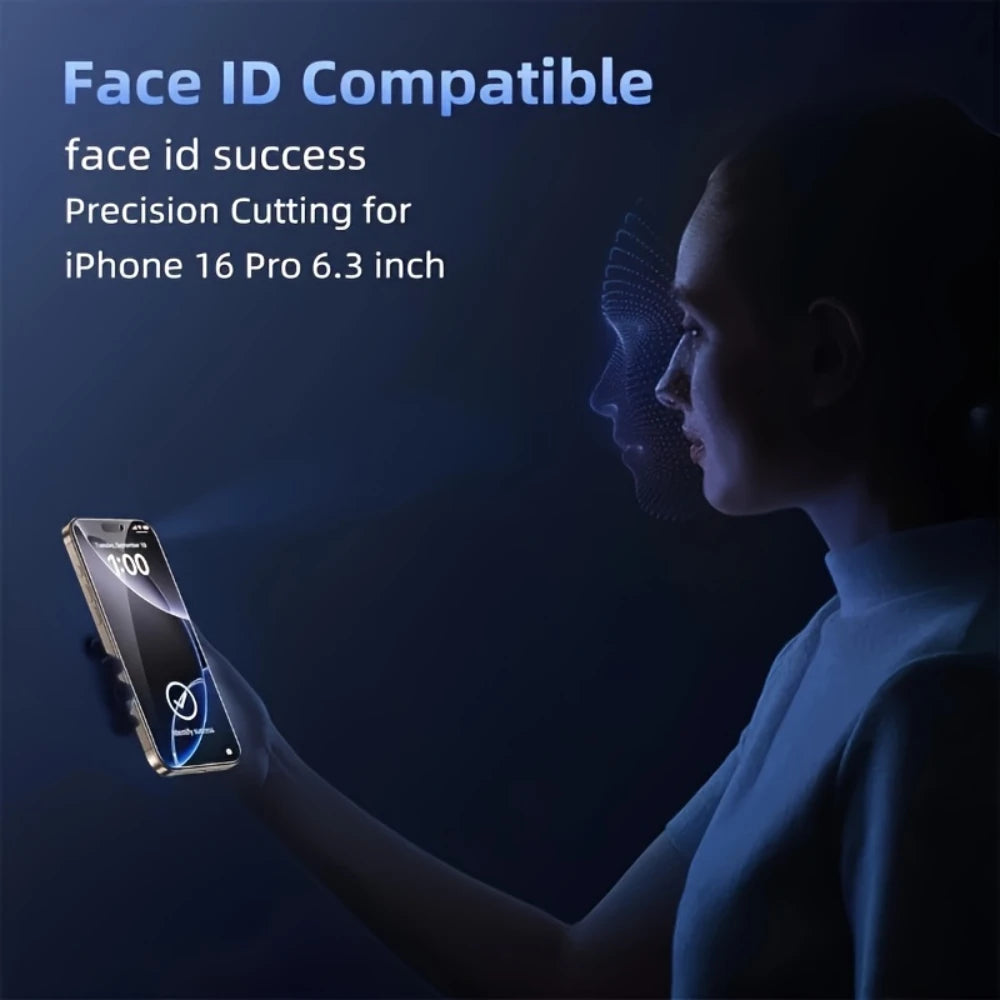 3Pcs Privacy Tempered Glass Screen Protector for iPhone 17 Pro Max 17 16 15 Pro Dust-Free Installation Anti-Spy Protectors