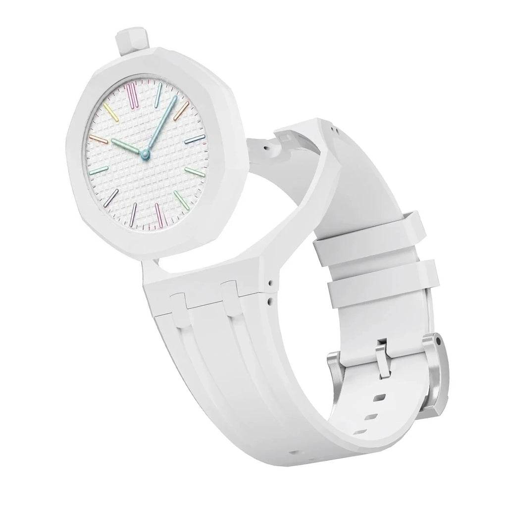 Ceramic Modification Kit For Swatch x AP Royal POP Biomaterials Watch Case Silicone Strap Pocket Changer To Wristwatch