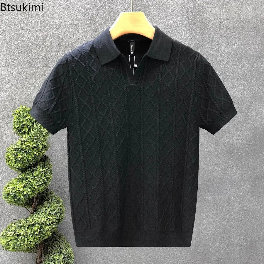 MIG & MIK STYLE™ Men's Executive Knit Polo Sweater