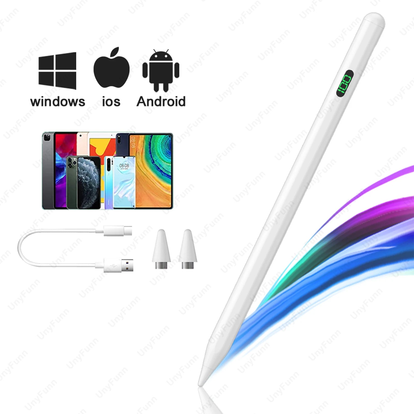 Universal Touch Screen Pen For iPhone Accessorie For Apple Haiwei Samsung Stylus For iPad Magnetic Tilt Sensitive