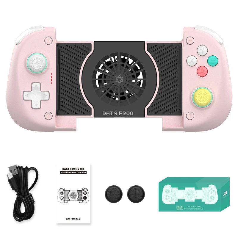 DATA FROG X3 Wireless Game Controller For Android Phone For Samsung Galaxy For PUBG Mobile For Switch / Switch OLED
