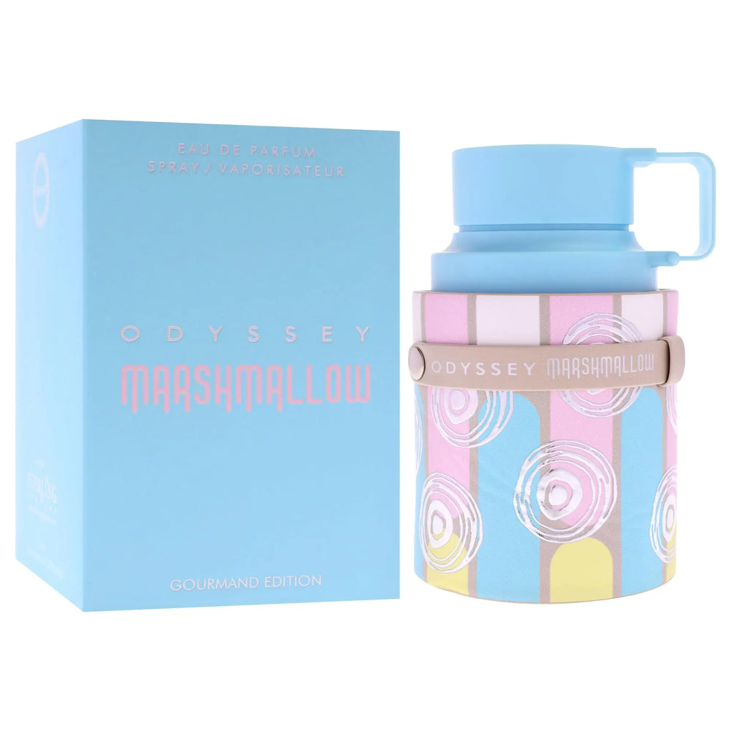Original Arabic Perfume Odyssey Marshmallow Gourmand Edition By Armaf for Women 3.4 Oz EDP Eastern-Middle Eastern fragrance  long lasting fragrance Cologne Persistence Pheromone Arabian women's perfume Portable