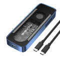 ACASIS 10Gbps USB-C 3.1 M.2 NVMe SSD Enclosure Case For 2280/60/42/30 Small Size Built In Fan Version Case For iPhone 12/Mac