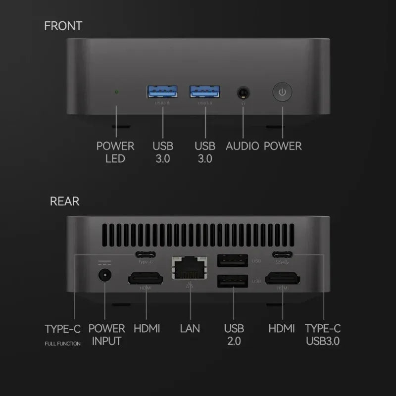 2026 Arcane Varnished MINI PC Windows 11 Pro Core I3 6100 RAM 1TB SSD WIFI 6 BT5.2 4K HD Splendid Leisure Gaming Office