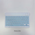Korean language Ultra-Slim Bluetooth Keyboard Portable Mini Wireless Rechargeable for Apple iPad iPhone Korean