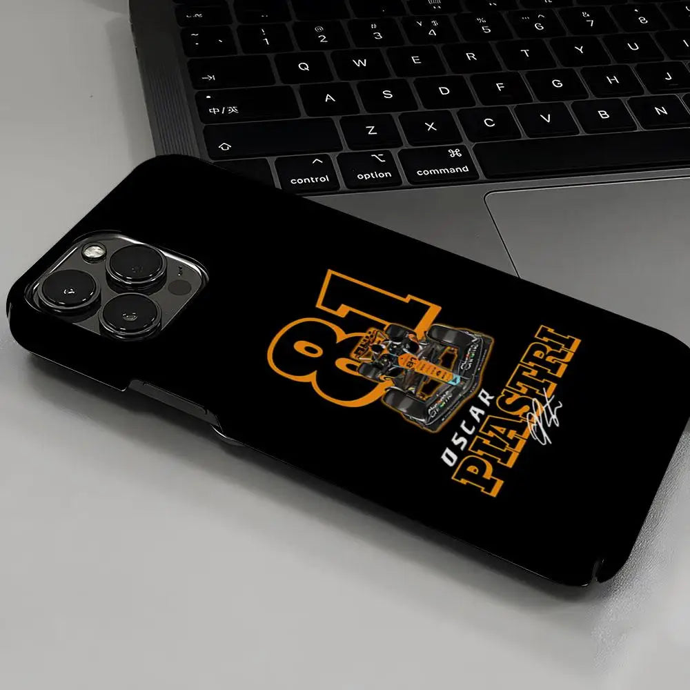 Oscar Piastri 81 Phone Case Hot For IPhone 16 15 14 13 12 11 Plus Pro Max Mini Glossy HD Hard Film Shell Cover