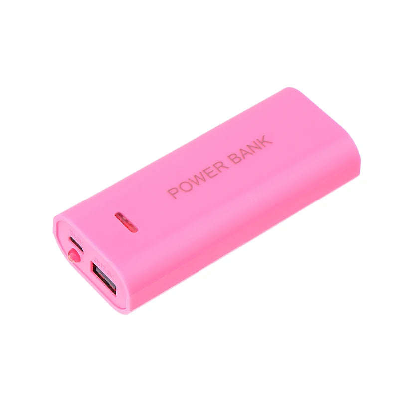 ⭐ Portable Power Bank Case DIY 2Cell 18650 Battery Box For Smart Phone Charge 5V 1A For 18650 Battery With Indicator Light