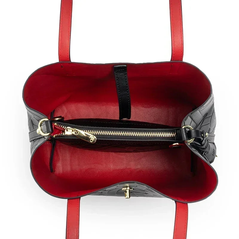 MIG & MIK STYLE™ Letter Pattern Large Capacity Tote Bag