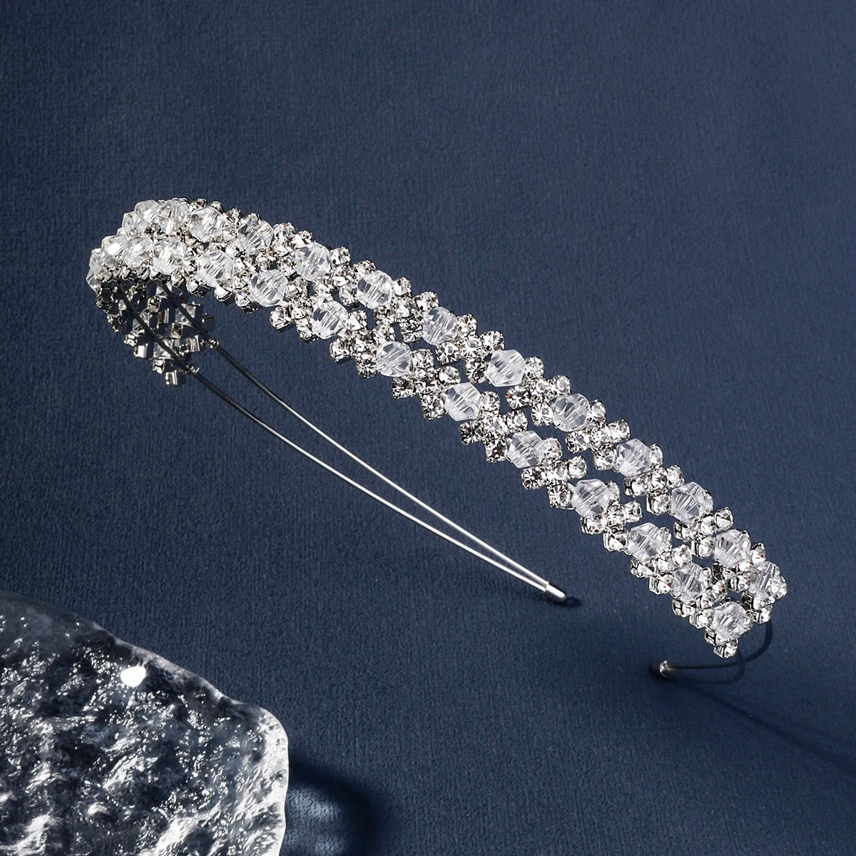Classic Double Rhinestone Hair Bands Xoxo Holiday Gifts for Friends Bridal Wedding Headpieces Hair Accessories Free Shipping