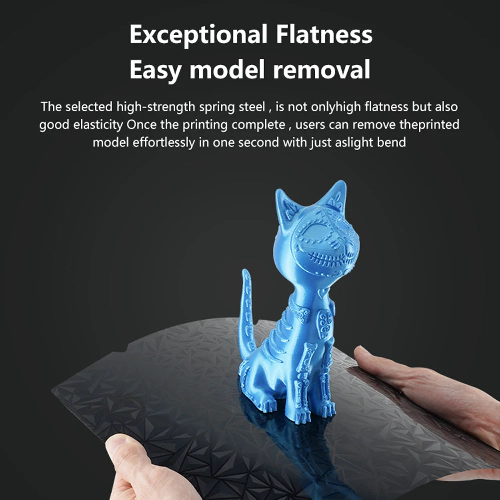 3D Build Plate Print Bed Textured PEI Surface + Smooth PET For Ender-3 S1 Ender-3 S1 Pro End-5 S1 K1 3D Printers Accessories