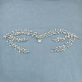 Handmade Fashion Crystal Hair Vine Headband Rhinestone Hairband Tiara Bridal Wedding Hair Accessories Jewelry Hair Vine Headband