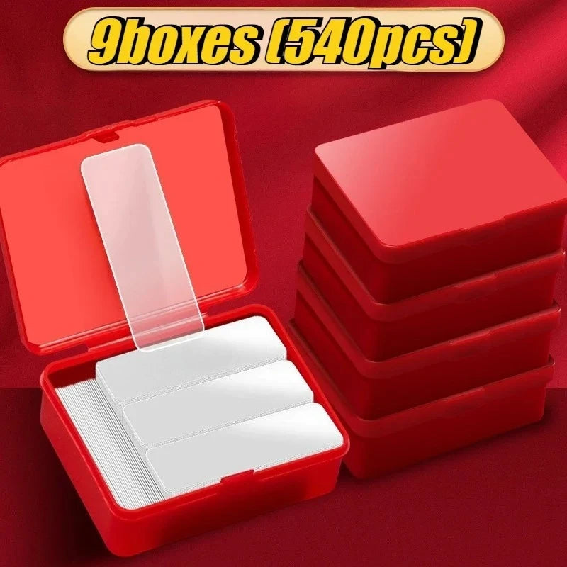 60-300pcs Strong Double Sided Adhesive Waterproof Removable Reusable Mounting Tape for Walls Wood Tile Plastic