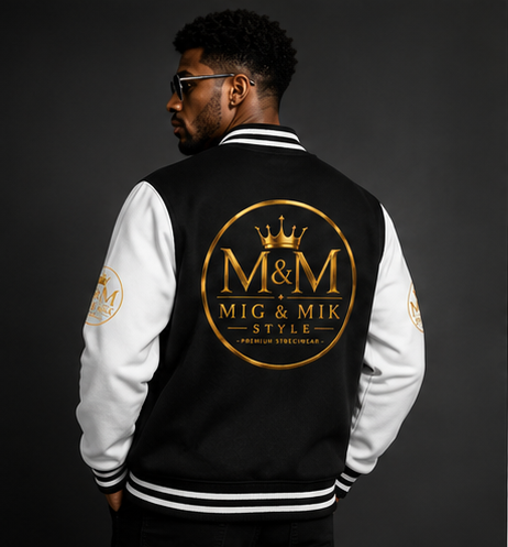 MIG & MIK STYLE Heavyweight Letterman Jacket