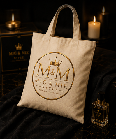 MIG & MIK STYLE Luxury Canvas Tote Bag